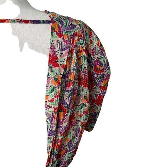NWT ba&sh Amael colorful floral open back top - Small - Picture 12 of 13